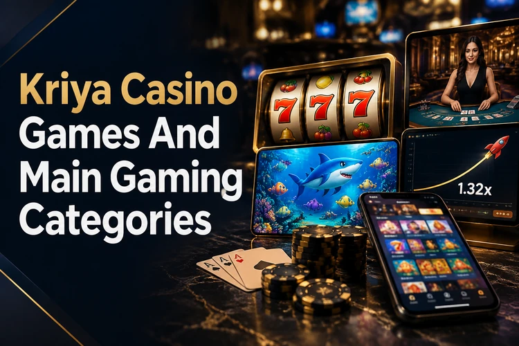 Kriya Casino Games And Main Gaming Categories