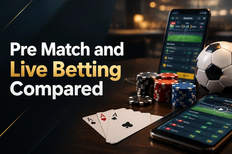Pre Match and Live Betting Compared